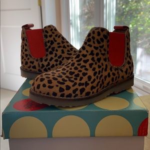 NEW! MINI BODEN Leopard Chelsea Boots - Toddler